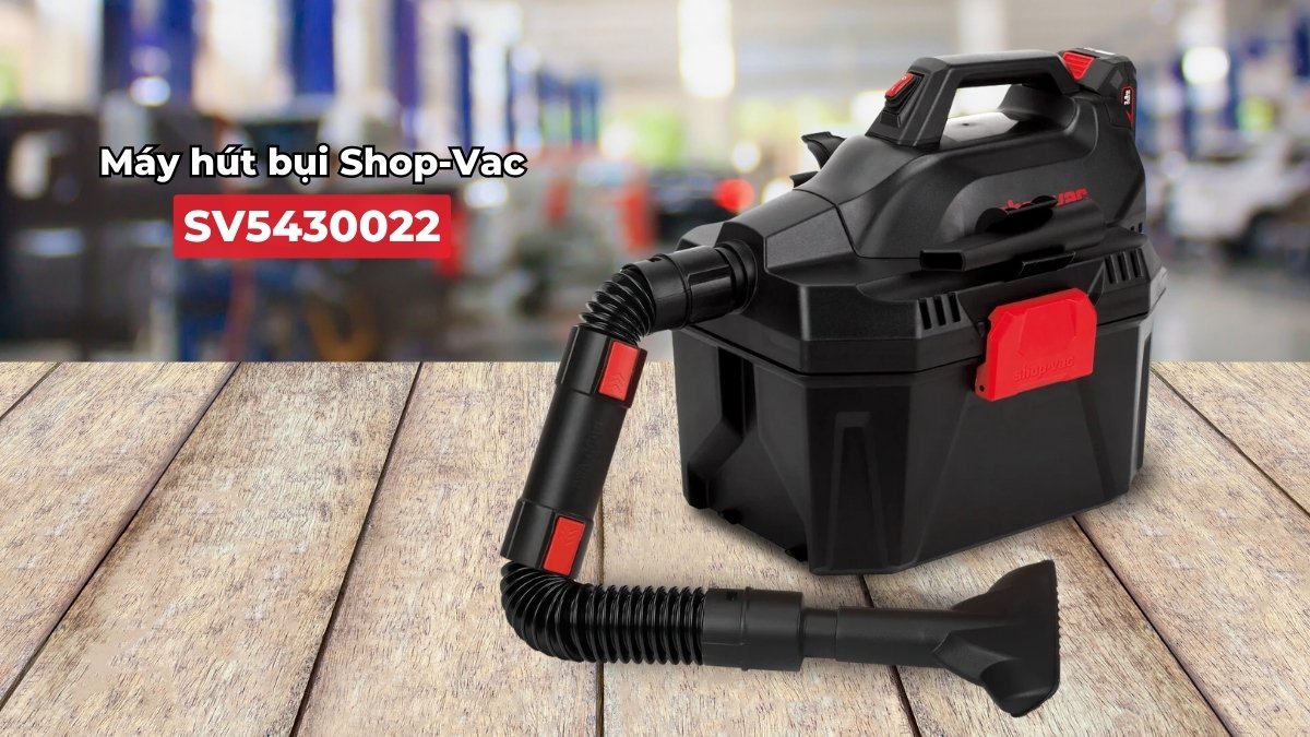 Máy Hút Bụi Shop-Vac SV5430022 sở hữu thiết kế gọn nhẹ