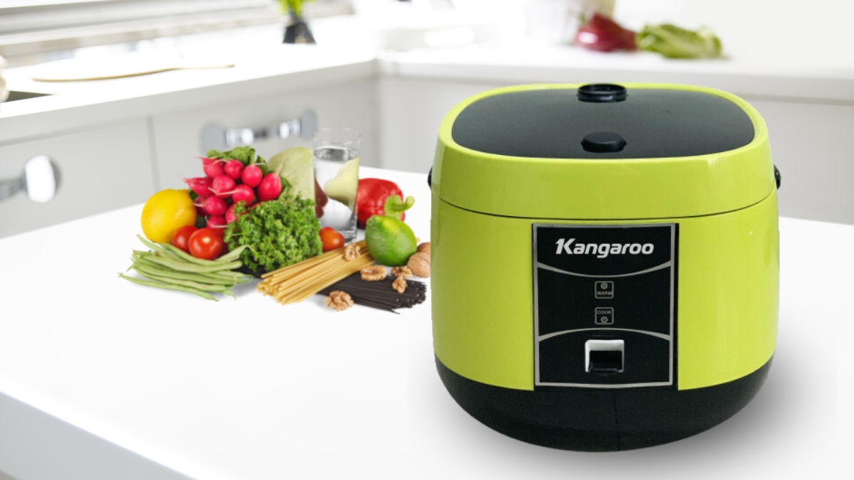 Vẻ ngoài nổi bật của Nồi Cơm Điện Kangaroo KG22R1