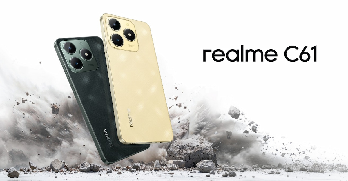 Hai phiên bản màu của Realme C61 4GB 128GB