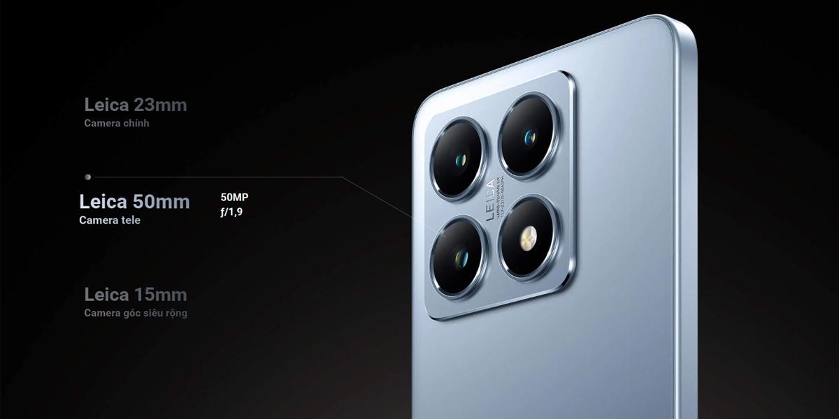 Xiaomi 14T sở hữu hệ thống camera lý tưởng