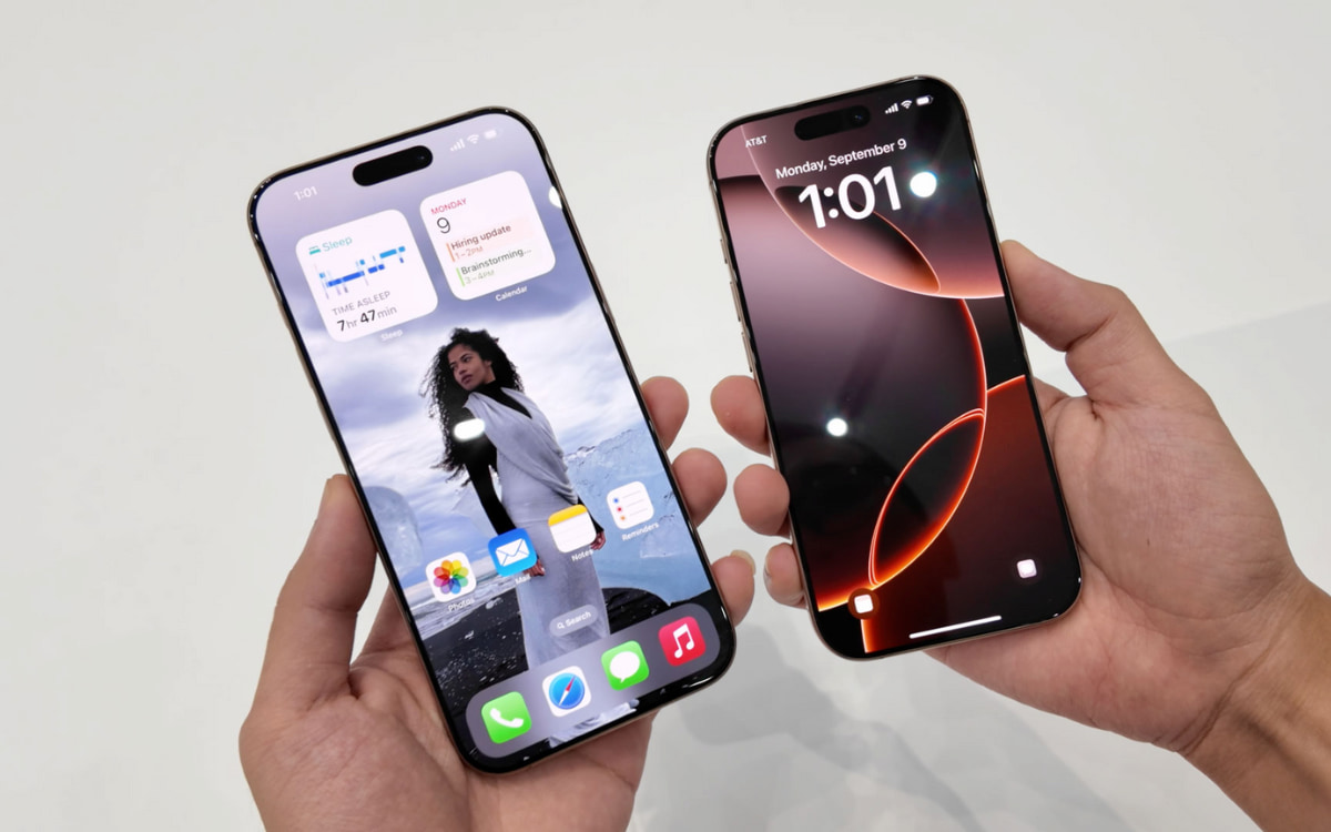 iPhone 16 Pro và iPhone 16 Pro Max được nâng cấp màn hình lớn hơn