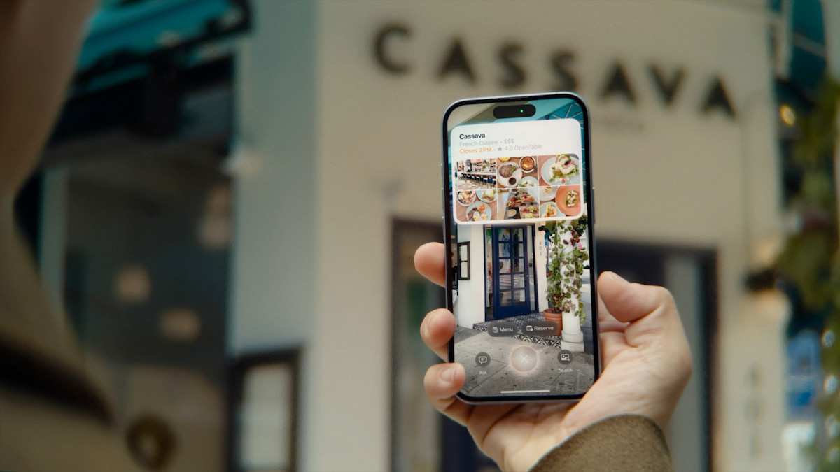 Nút Điều Khiển Camera có thể kích hoạt tính năng Visual Intelligence