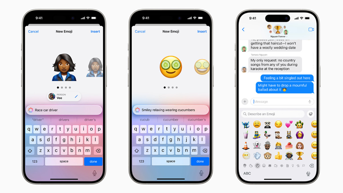 Người dùng có thể tạo Genmoji mới với Apple Intelligence