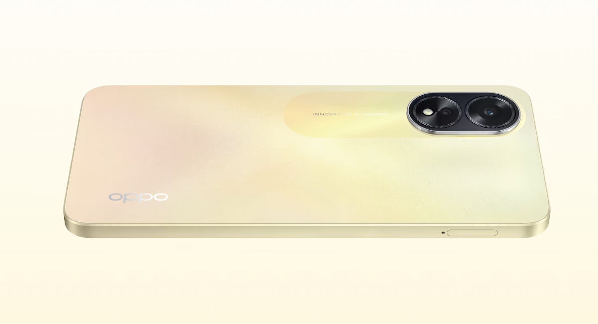 OPPO A38 với mặt lưng thiết kế ấn tượng