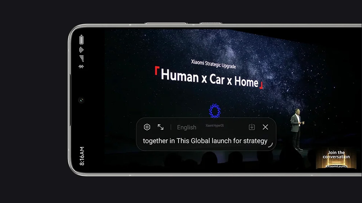 Phụ đề AI là tính năng hữu ích trên Xiaomi 14T Pro