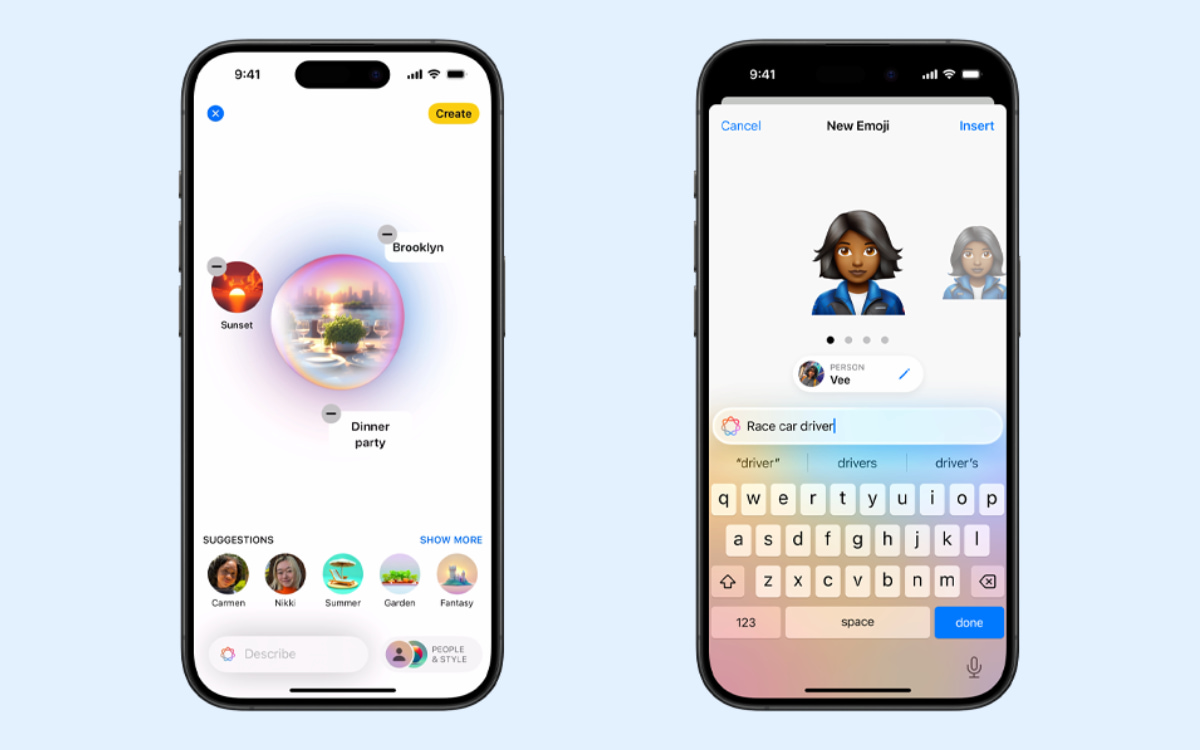 Tính năng tạo Emoji, Image Playground thú vị trên iPhone 16 Pro Max