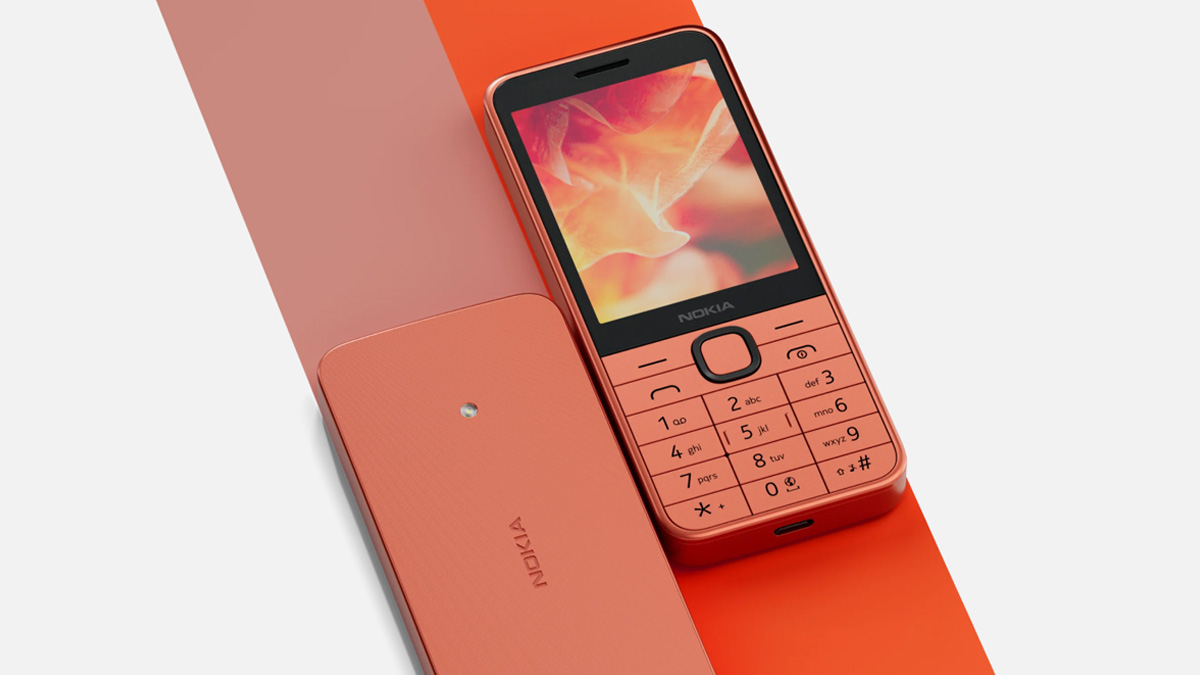 Thiết kế vuông cổ điển của Nokia 220 4G