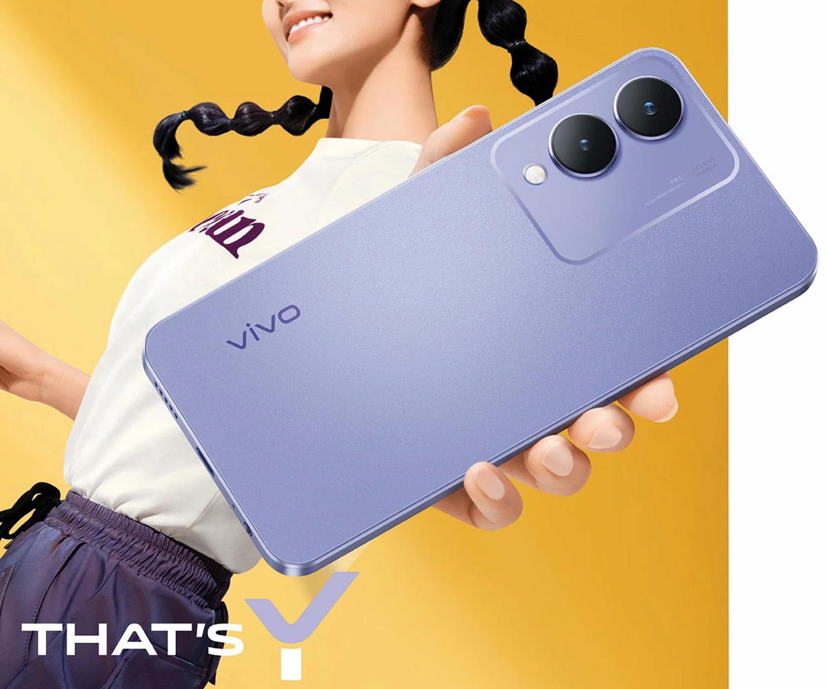 Vivo Y17s 64GB với mặt lưng nổi bật
