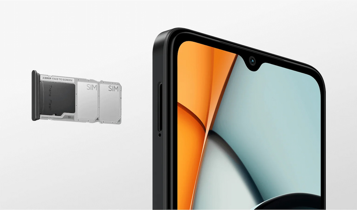 Xiaomi Redmi A3 128GB hỗ trợ thẻ nhớ microSD 1TB