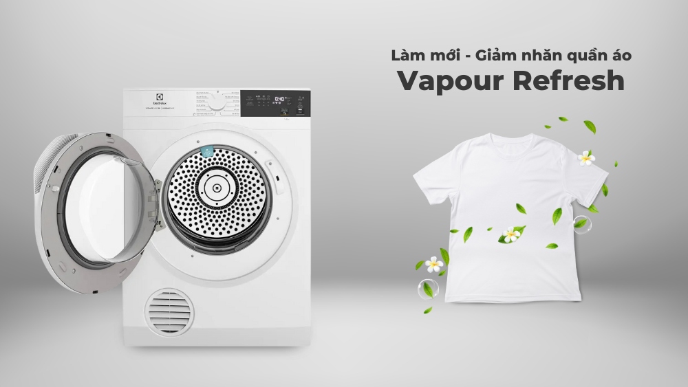 Vapour Refresh làm mới, giảm nhăn quần áo hiệu quả