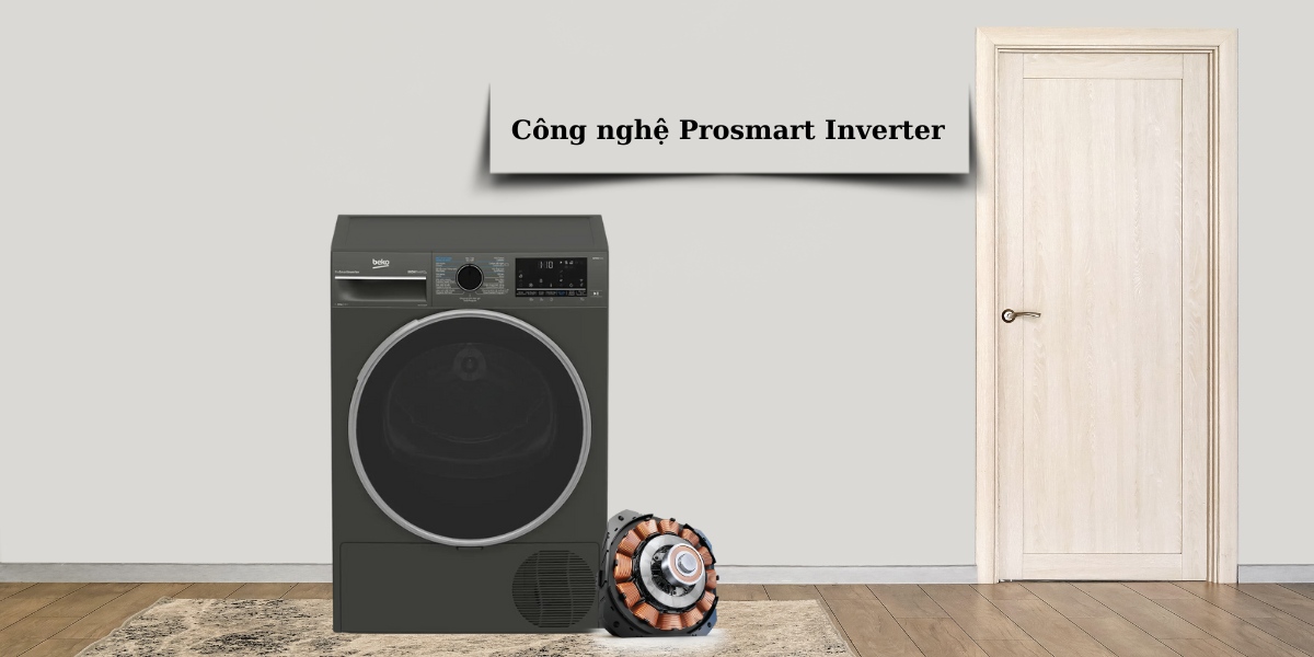 Công nghệ Prosmart Inverter tiết kiệm điện hàng tháng, hoạt động mượt mà