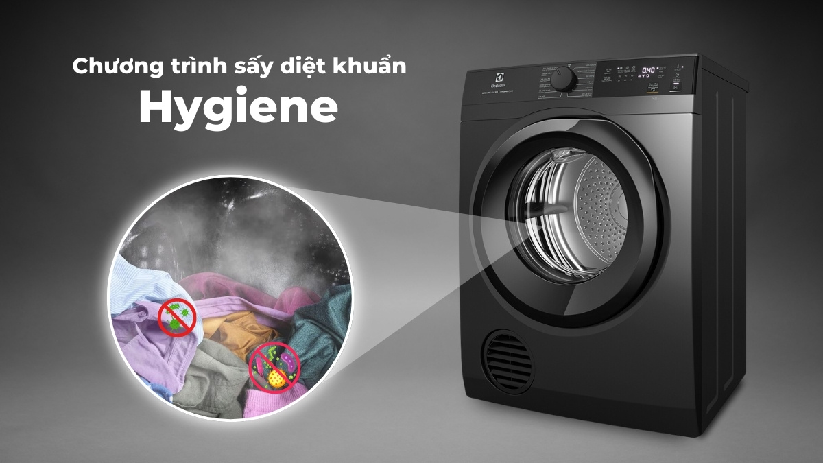 Chương trình sấy diệt khuẩn Hygiene