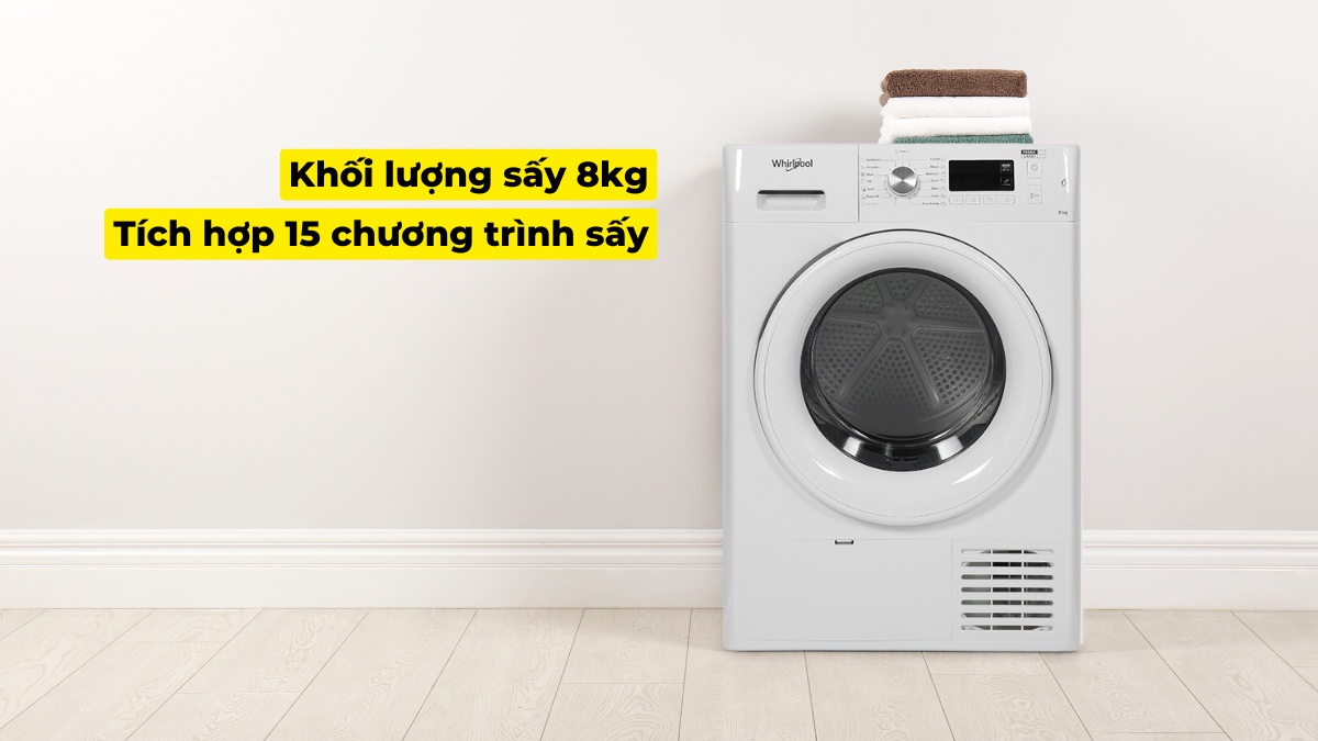 Máy sở hữu đa dạng chương trình sấy