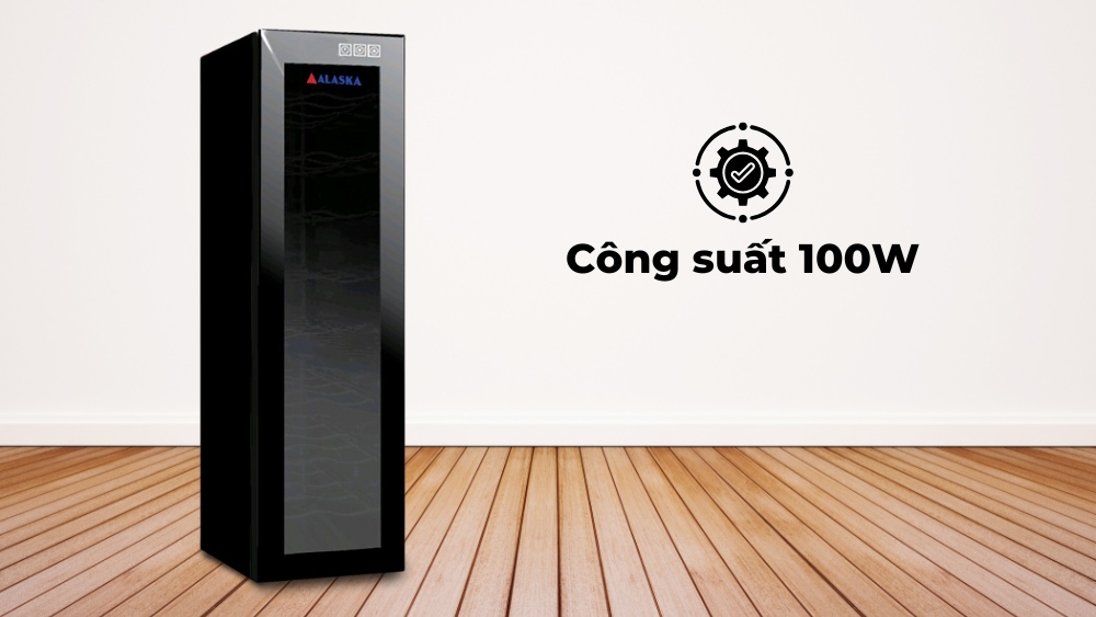 Công suất tủ mạnh mẽ 100W