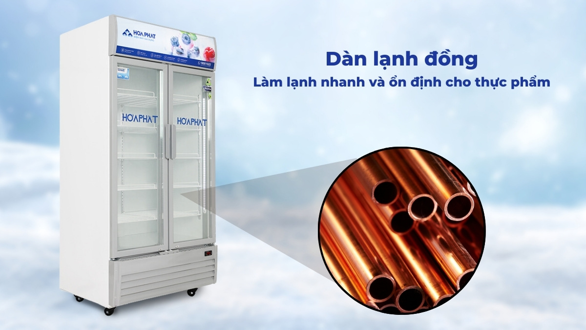 Dàn lạnh đồng hỗ trợ thiết bị làm lạnh nhanh