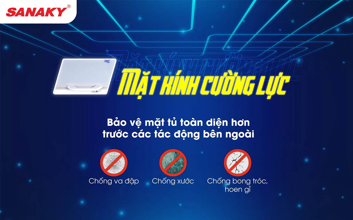 Mặt kính cường lực sang trọng