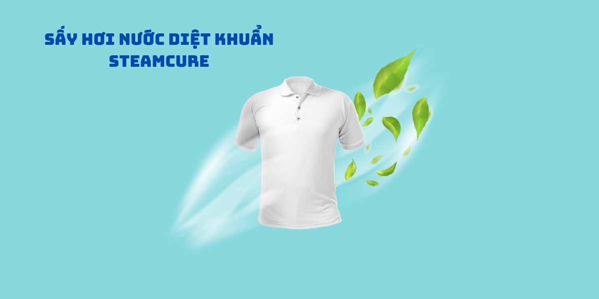 Sấy hơi nước SteamCure diệt khuẩn, khử mùi trên quần áo