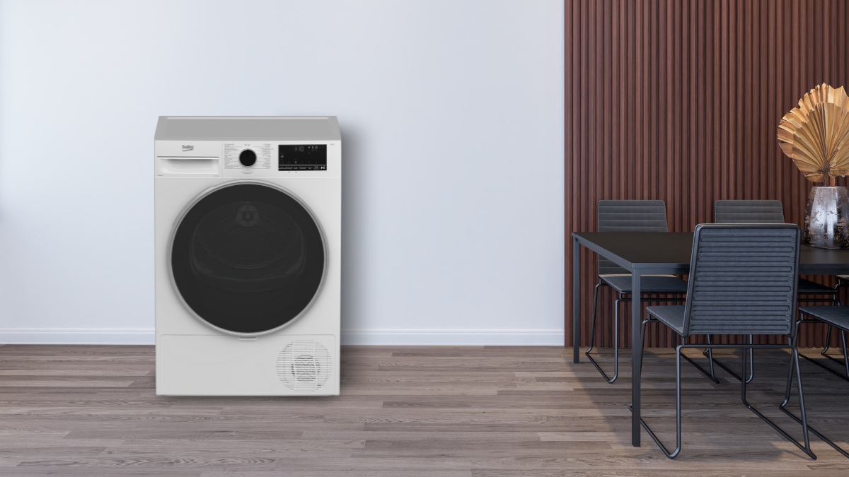 Máy Sấy Ngưng Tụ Beko 9 Kg B3T4319W sở hữu kiểu dáng thon gọn