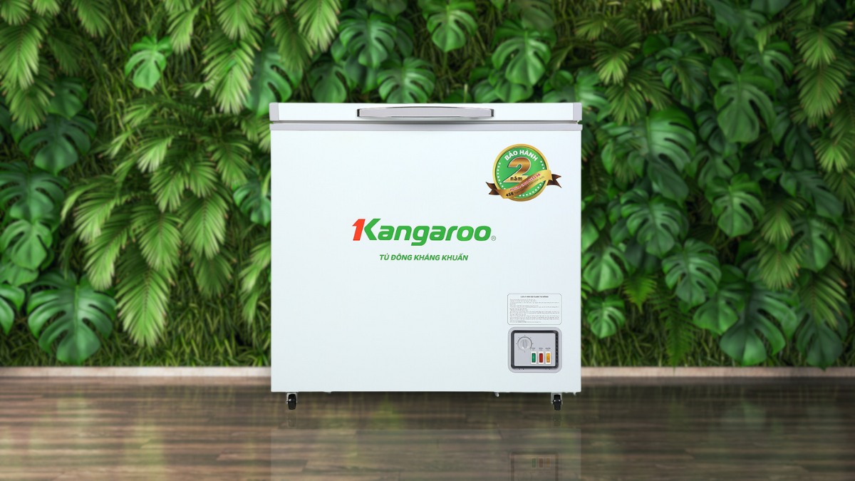 Tủ Đông Kangaroo 140 Lít KG 265NC1 sở hữu thiết kế thanh lịch