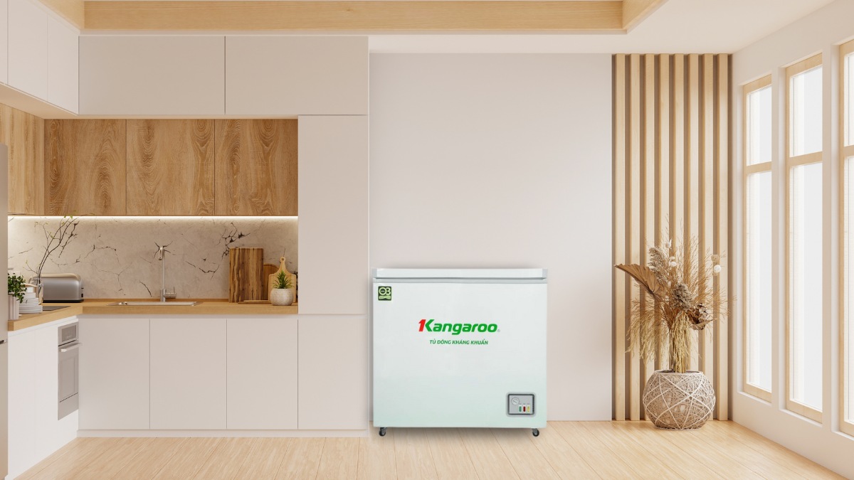 Tủ Đông Kangaroo 140 Lít KG140C1N sở hữu kiểu dáng thon gọn