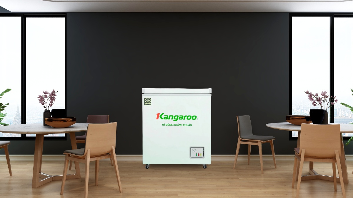 Tủ Đông Kangaroo 90 Lít KG168NC1N sở hữu kiểu dáng nhỏ gọn