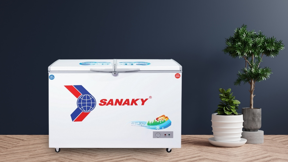 Tủ Đông Sanaky 260 lít VH-3699W1 sở hữu thiết kế tối giản