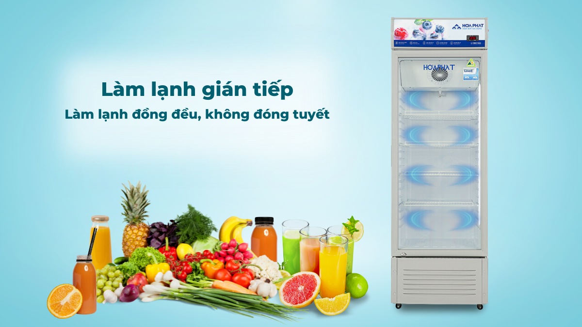 Công nghệ làm lạnh gián tiếp giúp thực phẩm tươi ngon đồng đều