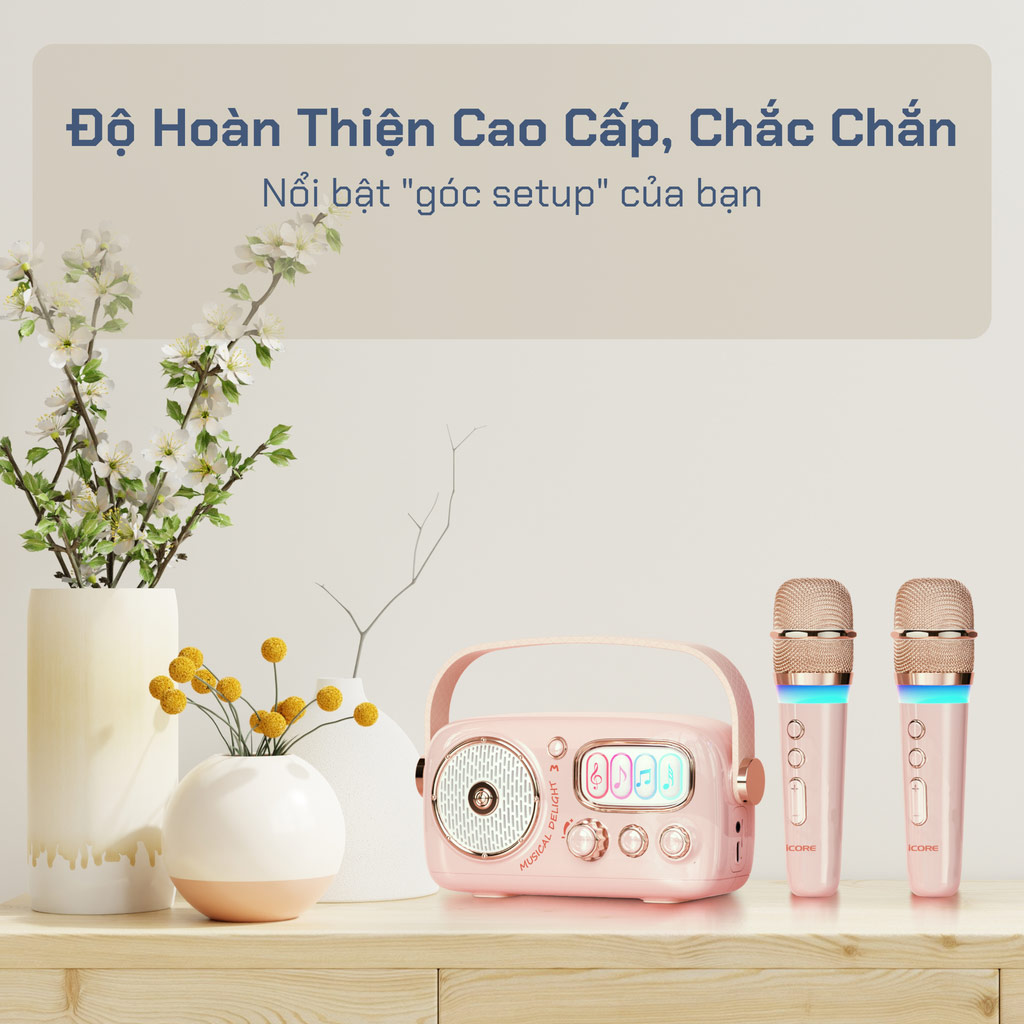 Loa iCore VSM99 có thể dùng để decor không gian nội thất