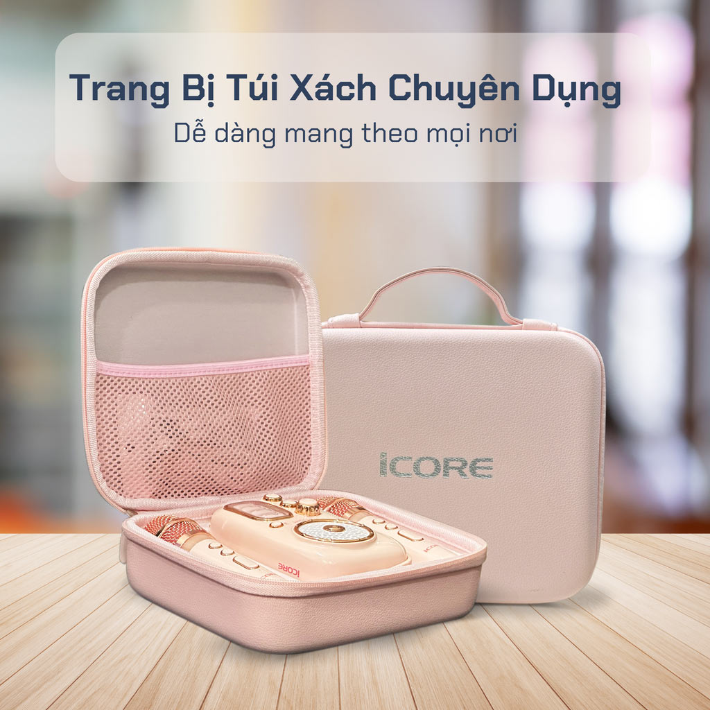 Tặng kèm túi đựng chuyên dụng khi mua loa iCore VSM99