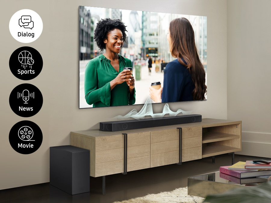 Công nghệ Adaptive Sound tối ưu âm thanh thông minh theo từng nội dung