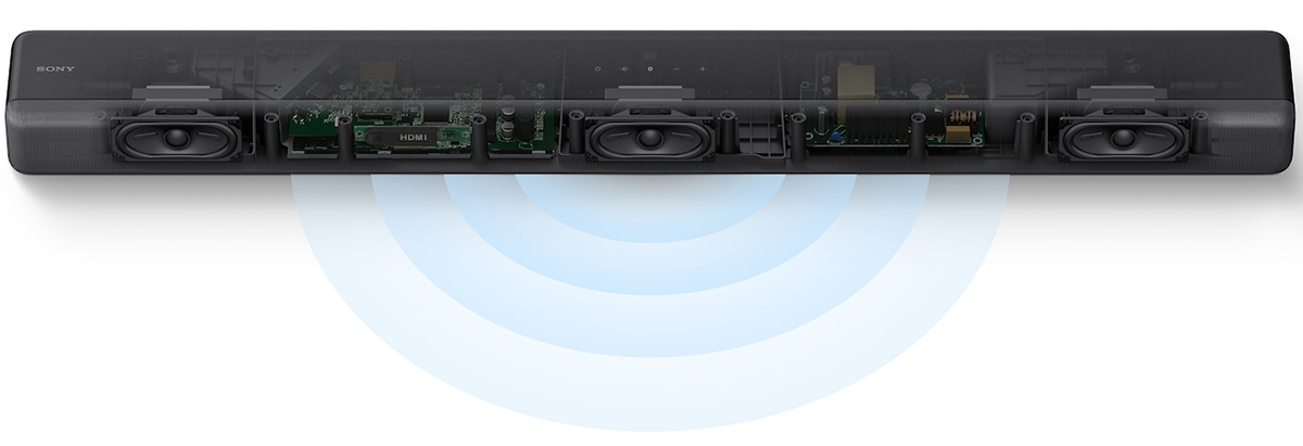 Loa soundbar Sony HT-G700 C SP1 sở hữu hệ thống loa trung tâm nâng cấp lời thoại