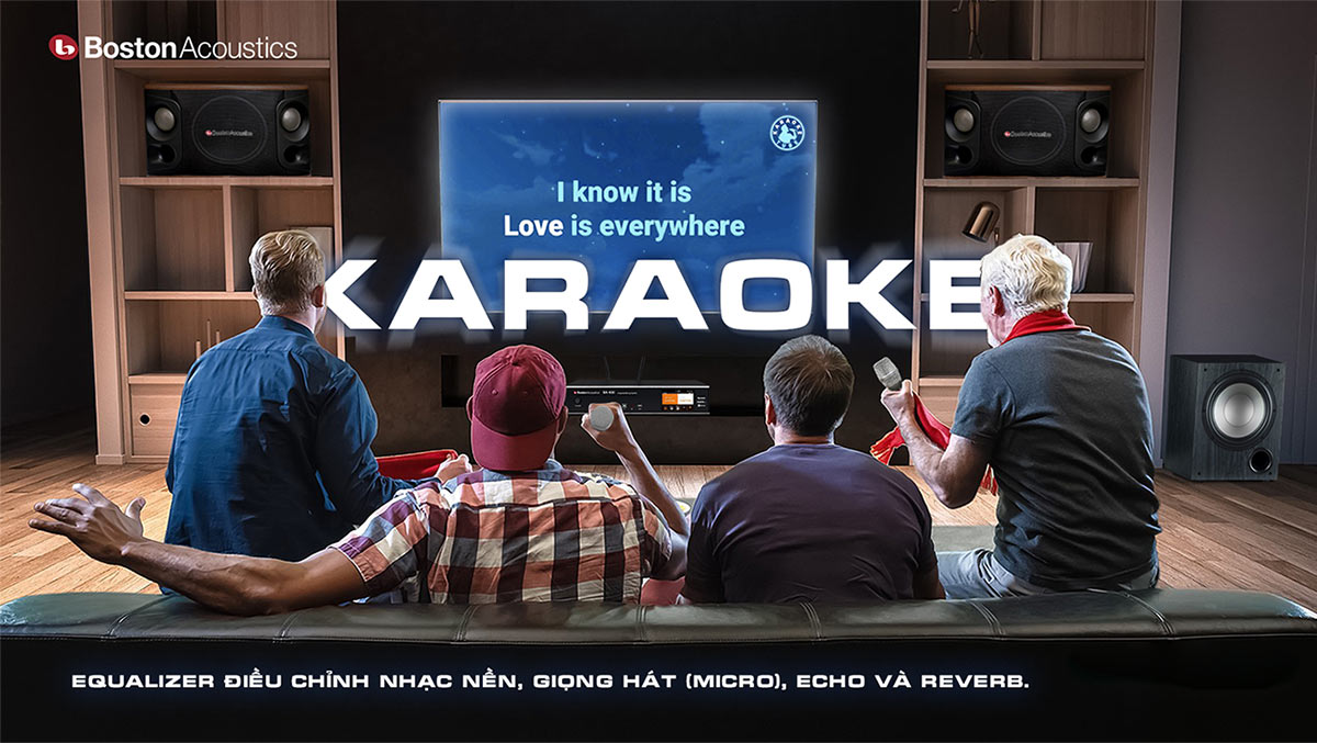 Dễ dàng điều chỉnh các hiệu ứng âm nhạc để hát karaoke hay hơn