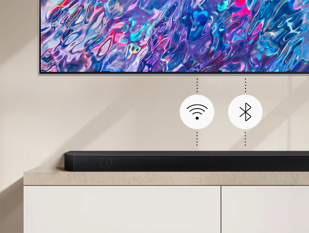 Dễ dàng kết nối không dây với tivi bằng bluetooth và Wi-Fi