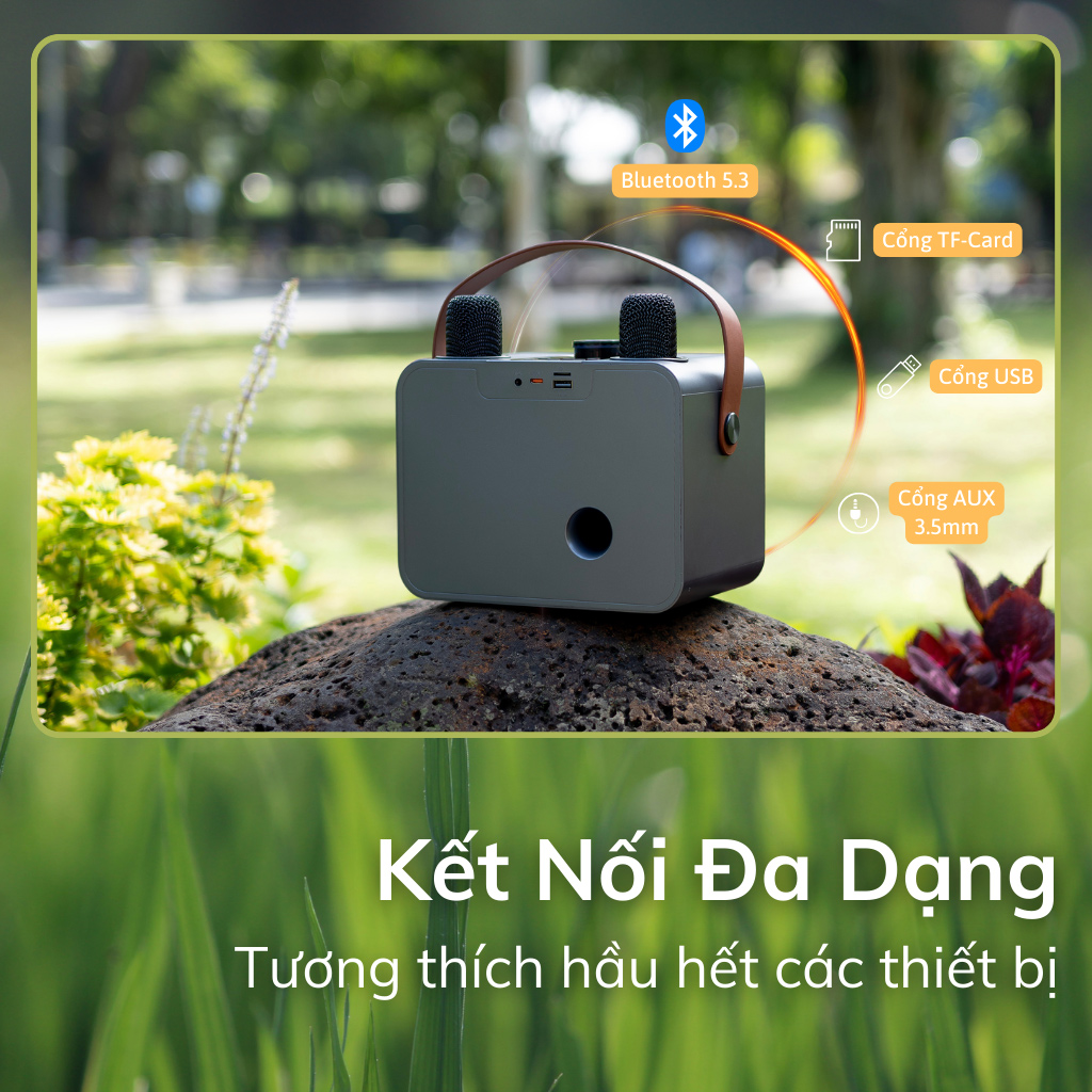 Dễ dàng kết nối với loa bằng nhiều phương thức