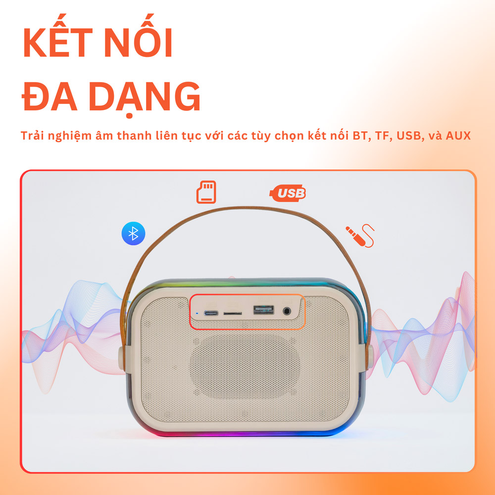 Phương thức kết nối loa Karaoke Mini Bluetooth iCore ISM69