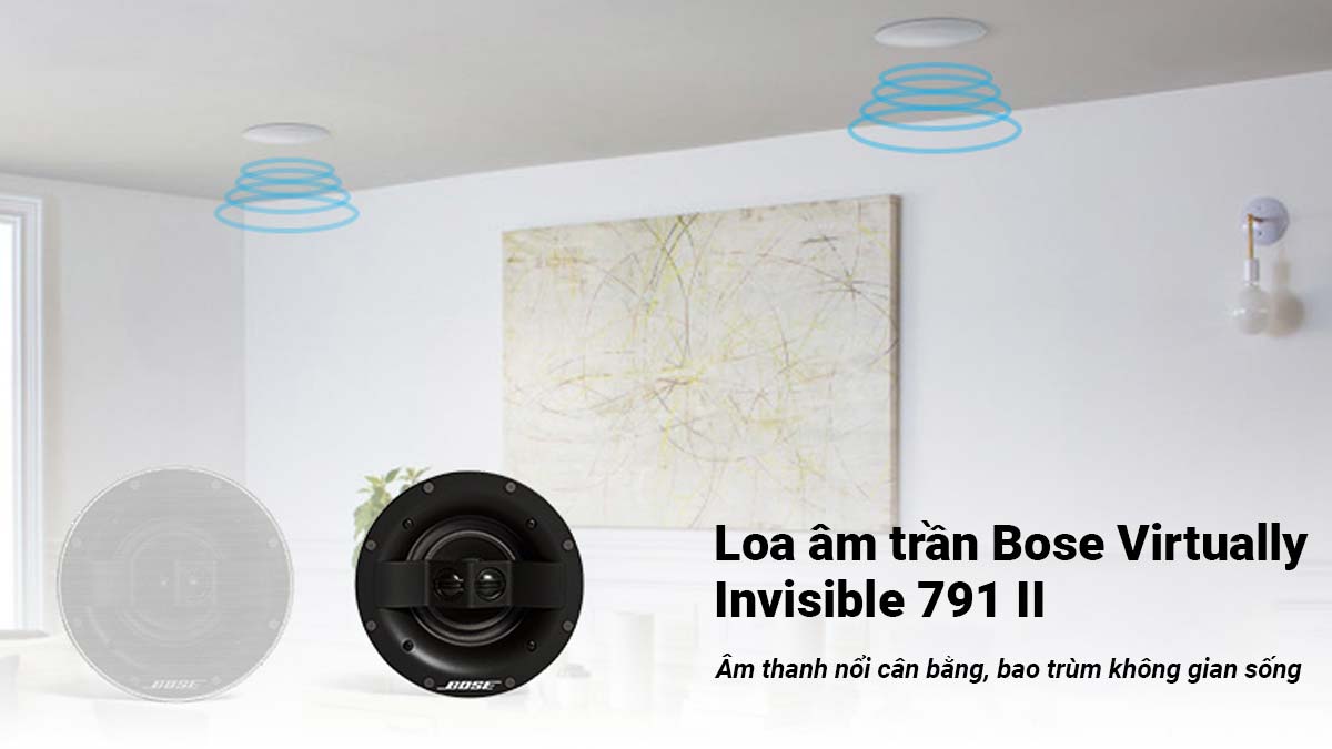 Loa Bose Virtually Invisible 791 II mang đến âm thanh đỉnh cao