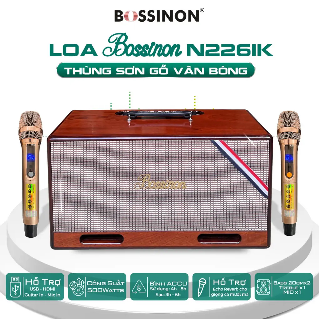 Loa xách tay Bossinon N2261K