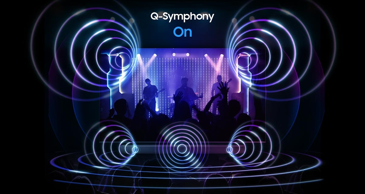 Công nghệ Q-symphony kết nối bộ đôi hoàn hảo - TV và loa thanh Samsung