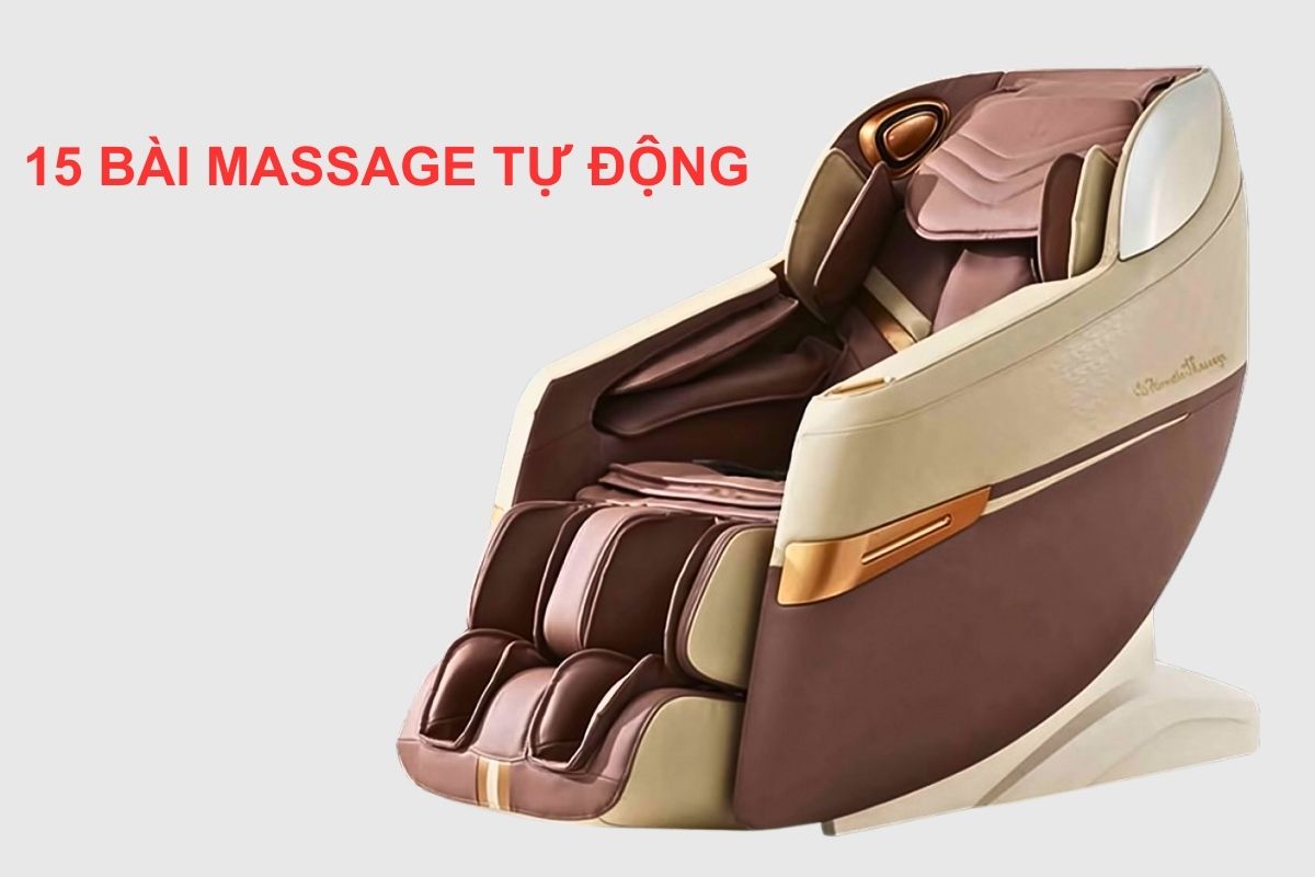 15 bài massage tự động tích hợp trong ghế Massage Hero iComfort H5511