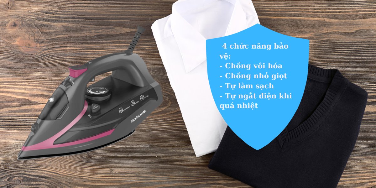 An toàn và bền bỉ với bộ 4 chức năng bảo vệ