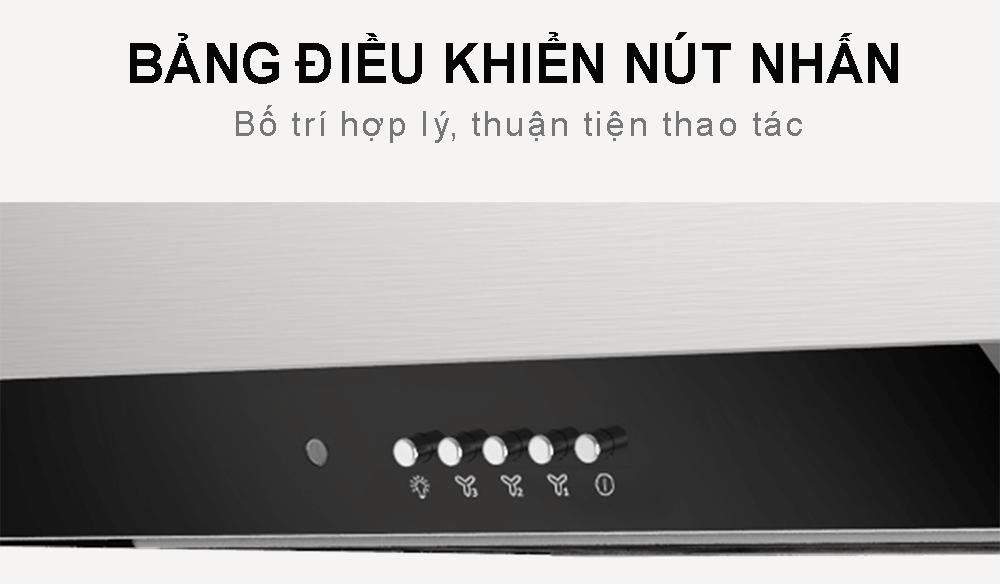 Bảng điều khiển nút nhấn dễ thao tác