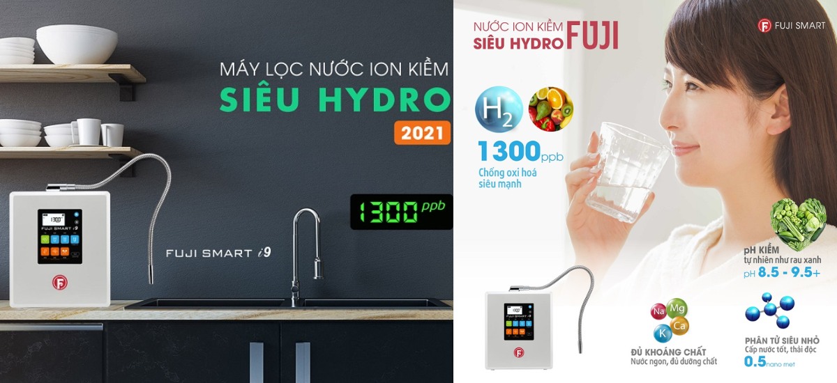 Chỉ số nước Hydrogen 1300 ppb