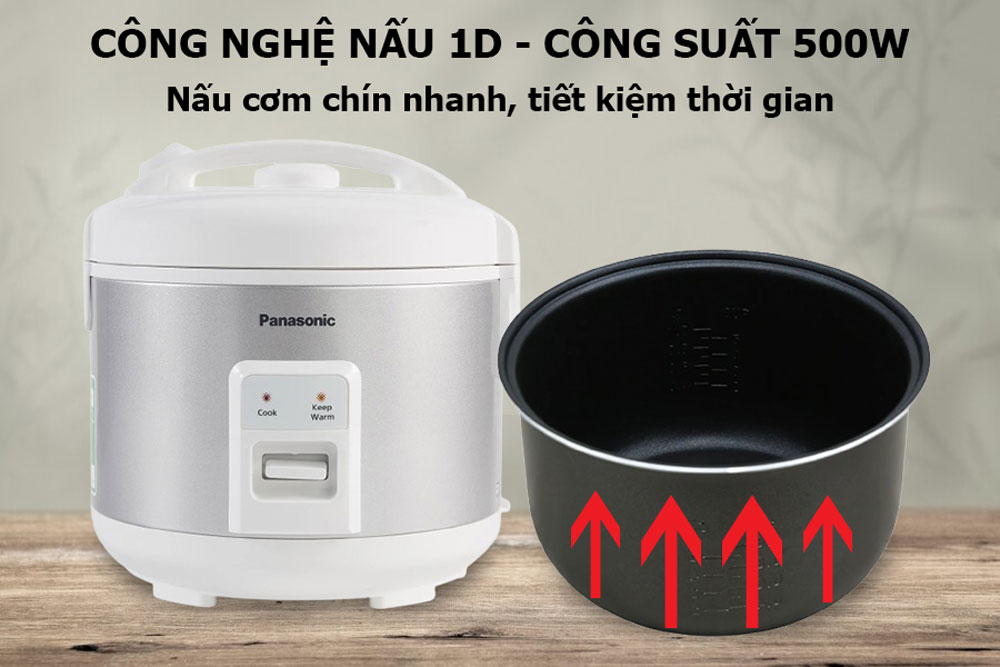 Công nghệ nấu 1D của Panasonic SR-MVN10LRAX