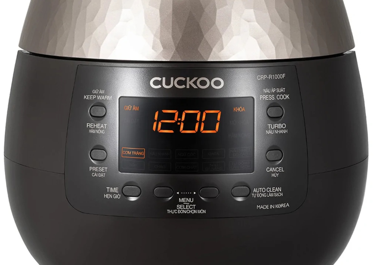 Cuckoo CRP-R1000F/BKGBCRVNCV bảng điều khiển nút nhấn điện tử