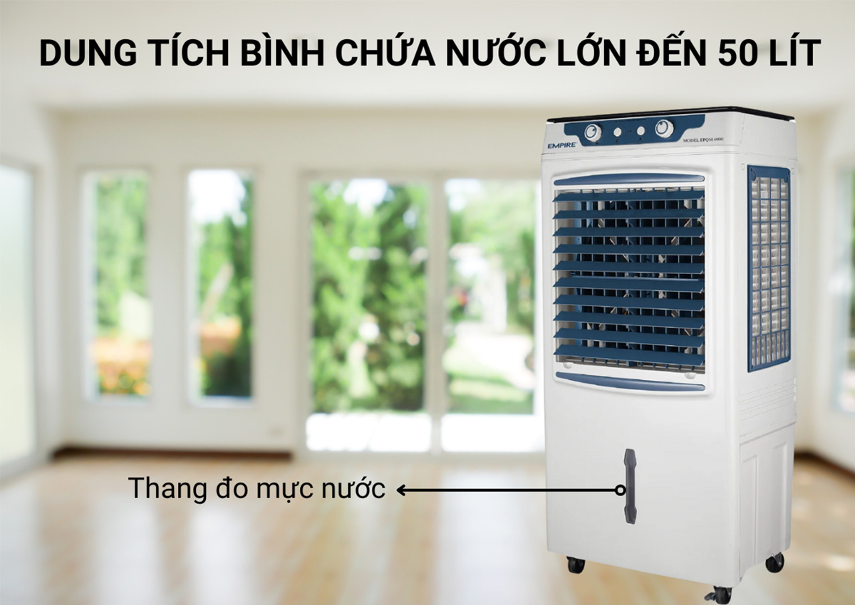 Empire EPQM-6900 có bình chứa dung tích 50 Lít