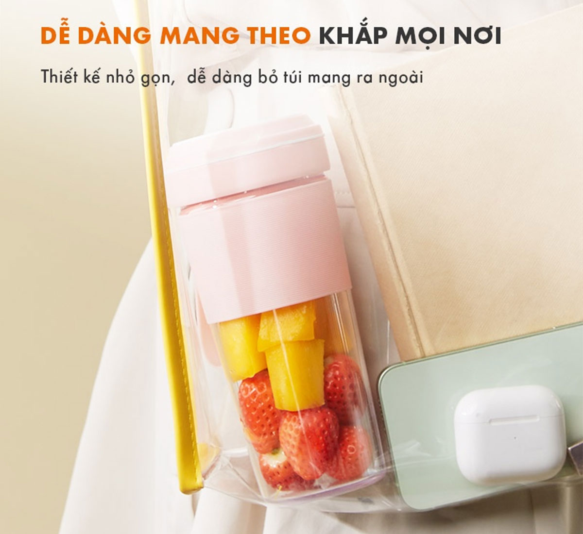 Gaabor GF-M03D dễ mang theo sử dụng mọi nơi