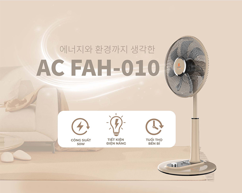 Hawonkoo AC FAH-010 hoạt động công suất 50W