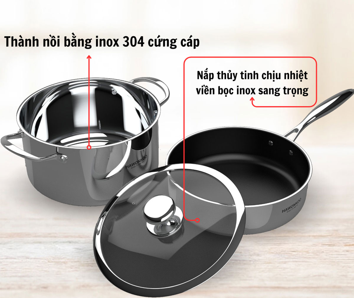 Hawonkoo CWH-030 chất liệu an toàn cho sức khỏe