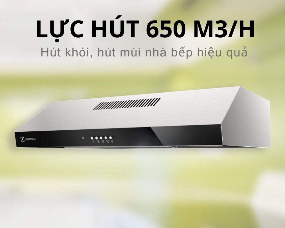 Lực hút mạnh khử mùi nhà bếp hiệu quả