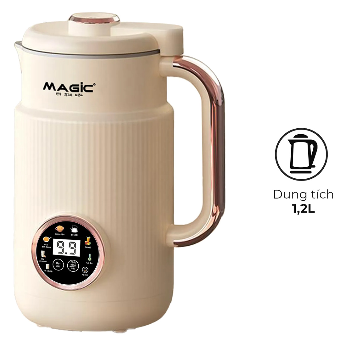 Magic A-97 có dung tích 1.2 Lít phù hợp cho gia đình 2 - 4 người